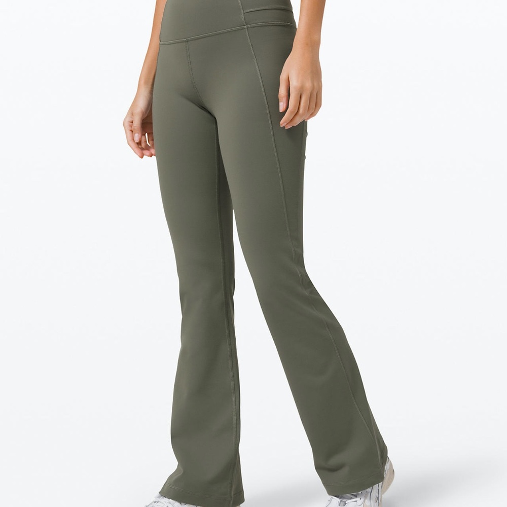 Lululemon Groove Pant Flare - Grey Sage